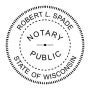 Wisconsin Notary Round Seal