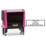 Idaho with Expiration Pink Rectangle Notary Stamp