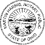 Ohio Notary Pink - Round Design Seal