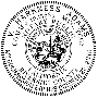 California Round Pink Notary Seal