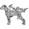 Dalmatian Dog Address Stamp