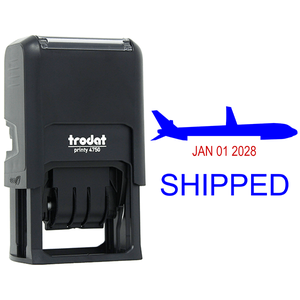 Shipped Plane Dater Stamp Body and Design
