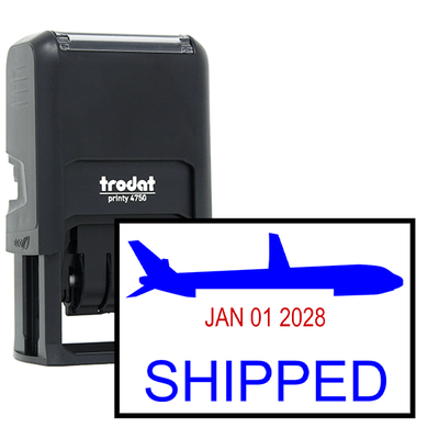 Shipped Plane Dater Stamp