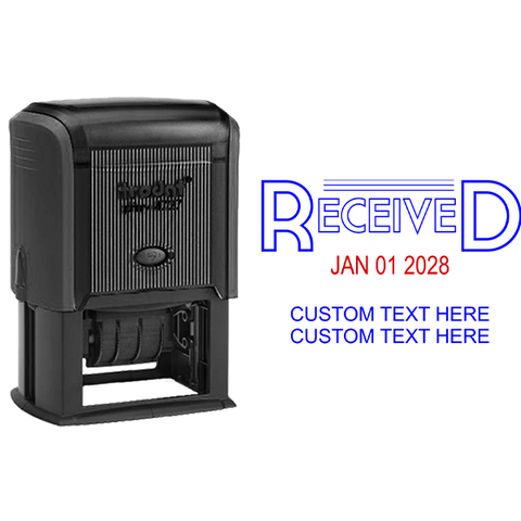 Received Stamp with Date and Text