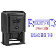 Received Stamp with Date and Text