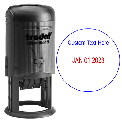 Custom Top Line Round Dater - alternate view
