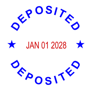 Self-Inking Dater Deposited Stamper