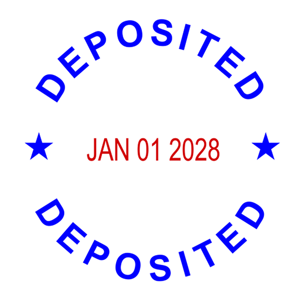 Self-Inking Dater Deposited Stamper