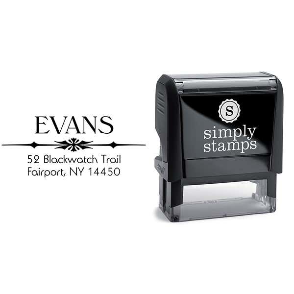 Hollister Point Custom Address Stamp Body and Design