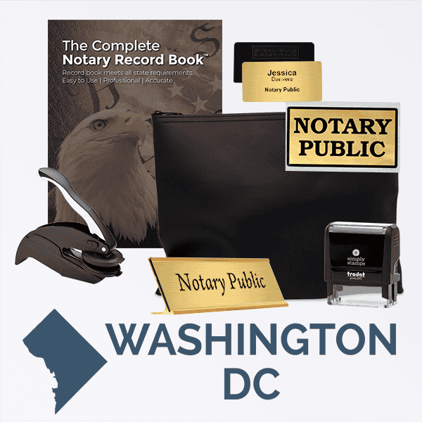 District Of Columbia Deluxe Notary Kit