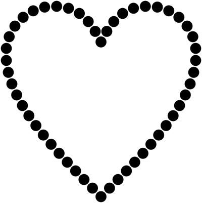 Dotted Heart Stamp
