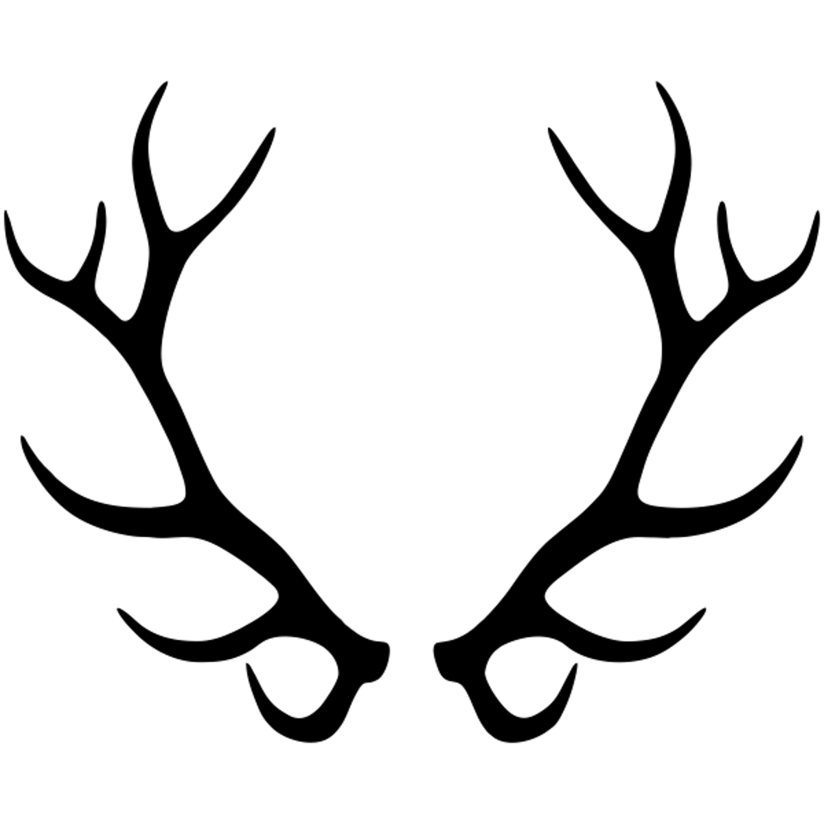 Elk Antlers Craft Stamp
