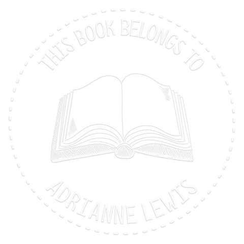 Custom Book Embosser - Round Dotted Outline