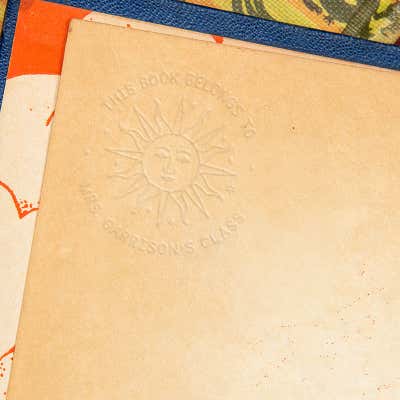 Custom Book Embosser - Modern Sun - alternate view