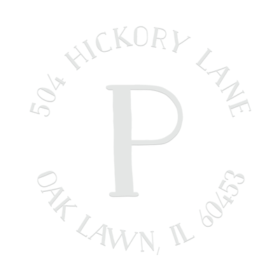 Block Lettering Address Embosser