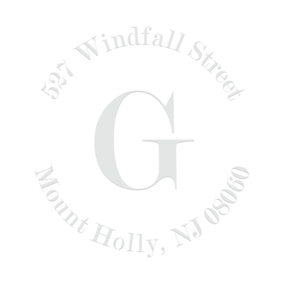 Classic Monogram Address Embosser
