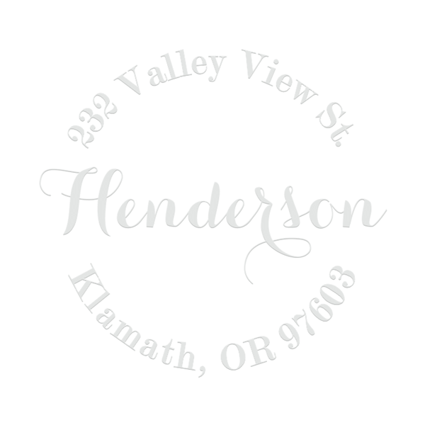 Ornate Address Embosser