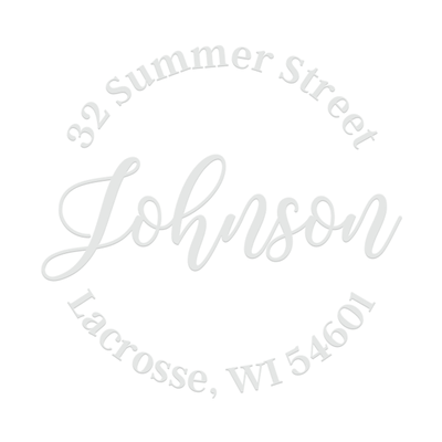 Summer Script Address Embosser