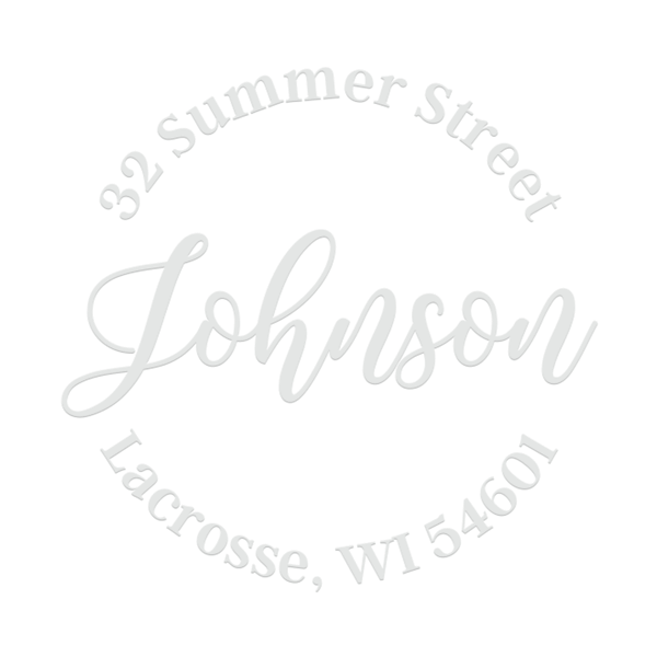 Summer Script Address Embosser