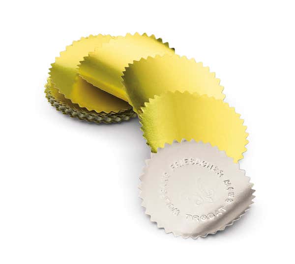 50 Small Silver Embossing Foil