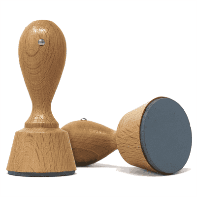 European Round Hand Stamp - 1 7/8"