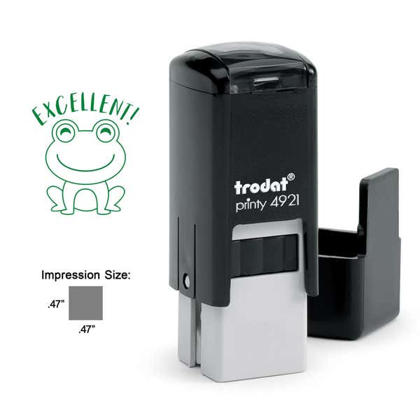 Excellent Frog Teacher Encouragement Stamp