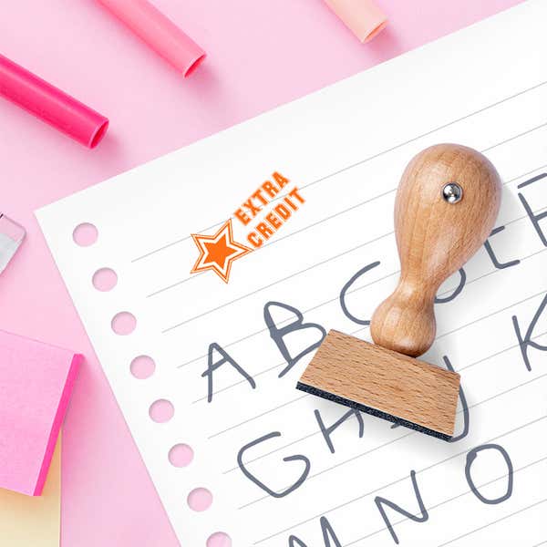 Sporty Star Extra Credit Teacher Stamp