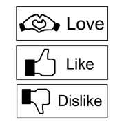 Facebook Stamp Set