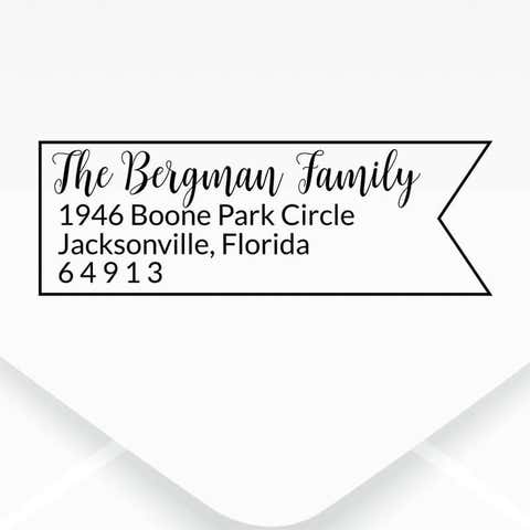 Bergman Fancy Border Address Stamp