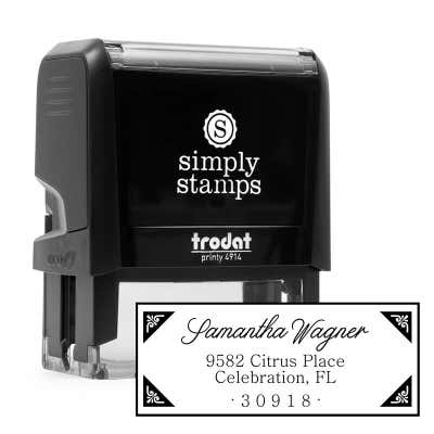 Wagner Fancy Border Address Stamp - alternate view