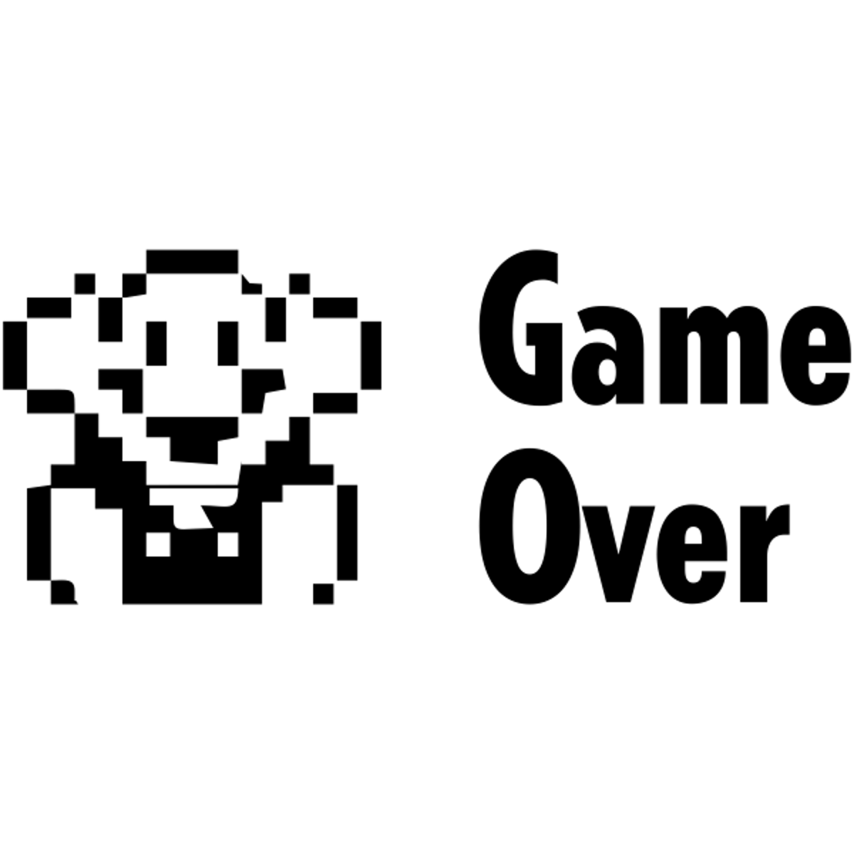 Feedback - Game Over Rubber Teacher Stamp