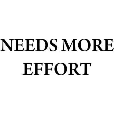 Feedback - NEEDS MORE EFFORT Rubber Teacher Stamp