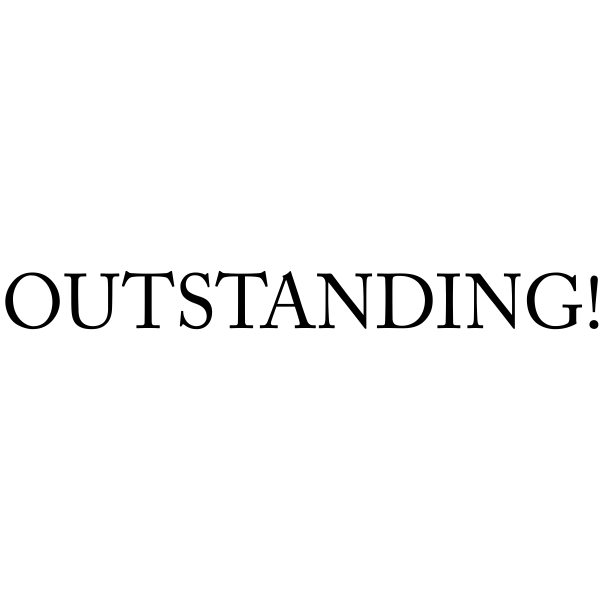 Feedback - Outstanding! Rubber Teacher Stamp