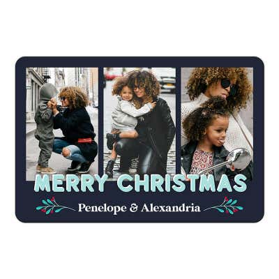 Merry Christmas Photo Magnet