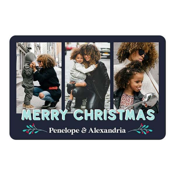 Merry Christmas Photo Magnet