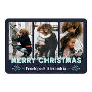 Merry Christmas Photo Magnet