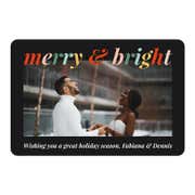 Merry & Bright Photo Magnet