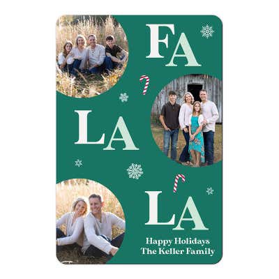 Fa La La Photo Magnet