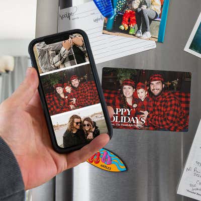 Happy Holidays Photo Magnet - alternate view
