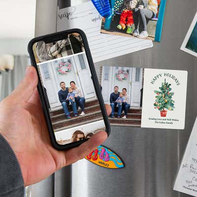 Christmas Tree Photo Magnet - alternate view
