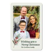 Festive Holly Photo Magnet