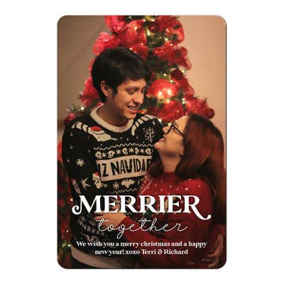 Merrier Full Photo Magnet