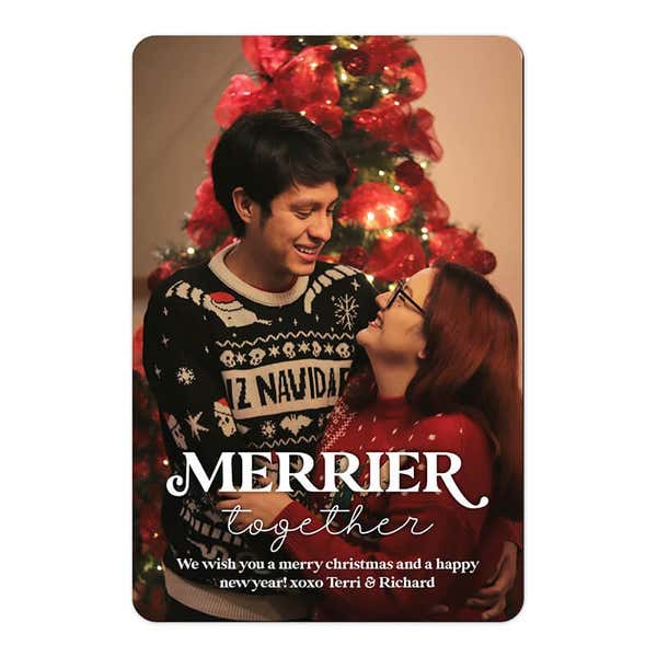 Merrier Full Photo Magnet
