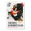Modern Holiday Photo Magnet