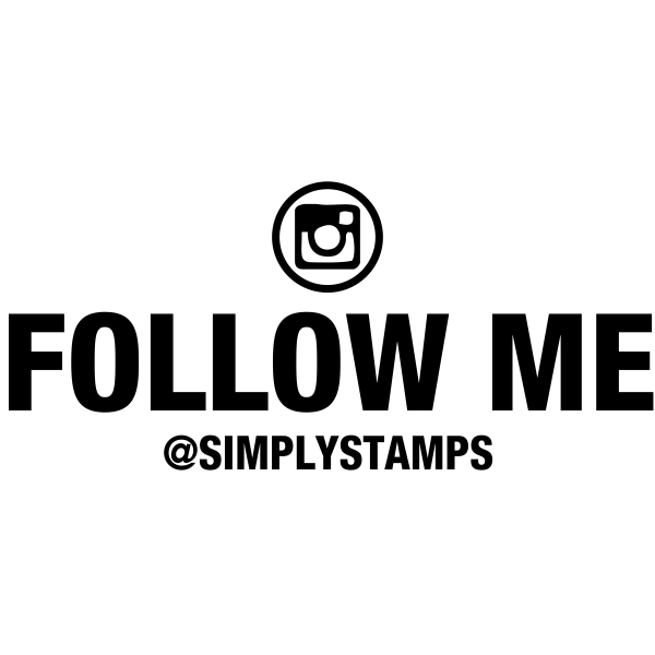 Follow Me On Instagram Handle Stamp