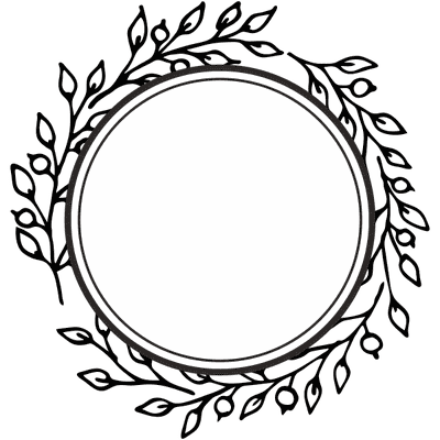 Framed Wreath Stamp