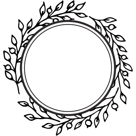 Framed Wreath Stamp