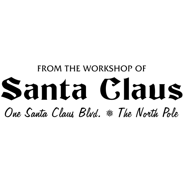 From Santa Claus Workshop Rubber Stamp