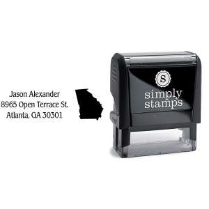Georgia Return Address Stamp Body and Design