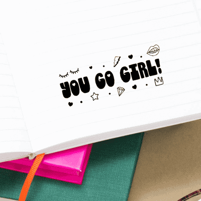 You Go Girl Teacher Stamp - alternate view